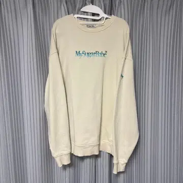 MySugarBabe 로고 맨투맨 L MSB