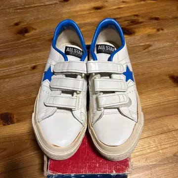 컨버스 원스타 V-3 화이트/블루 24.0cm