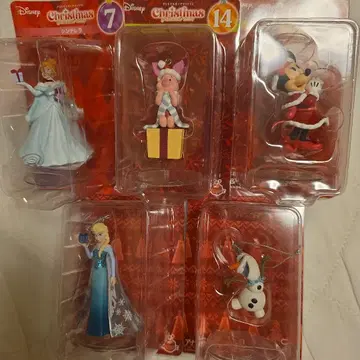 Disney 해피 복권 크리스마스 오너먼트 세트