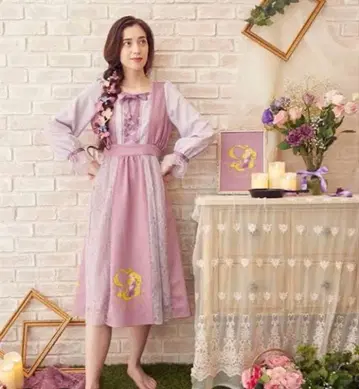 axes femme 라푼젤 긴팔 원피스