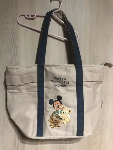 [ 새상품 ] 도쿄디즈니씨 더피 토트백 가방 네이비 컬러