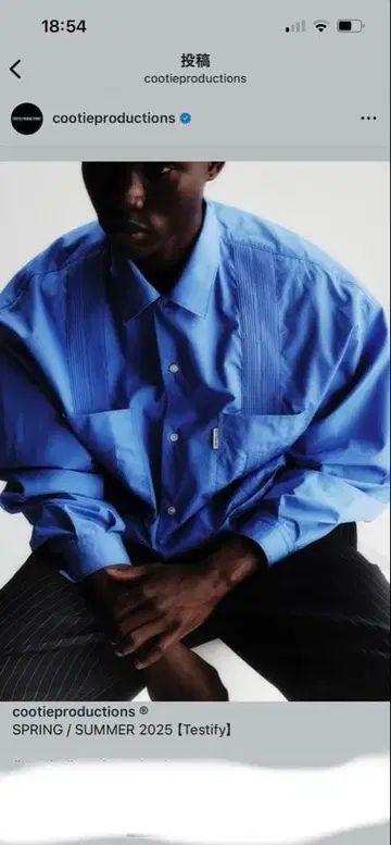 cootie 120/2 Typewriter Cuba L/S Shirt