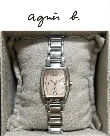 agnis b. 실버 손목시계
