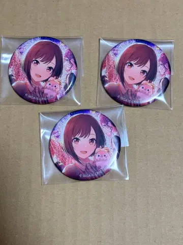 시노노메 에나 캔뱃지 3개 세트