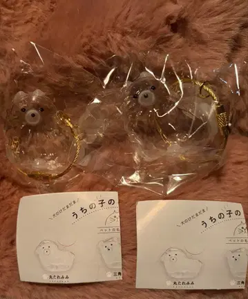 [ 미개봉 새상품 ] 우리 집 강아지 털뭉치 포메라니안 2개