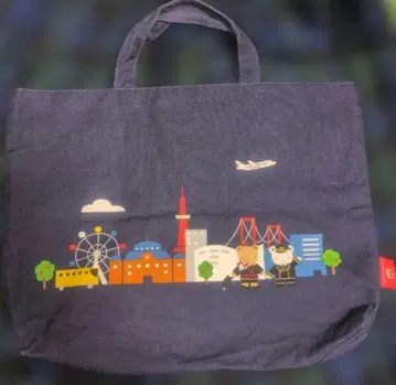 파밀리아 x JAL 콜라보 기내 판매 한정판 토트백