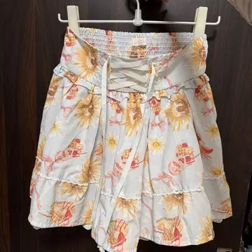 리즈리사 LIZLISA 해바라기 무늬 치마바지