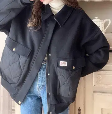 [ 남녀 공용 가능 ] Java 퀼팅 x 속기모 절개 자켓