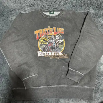 That's Life 다크 그레이 트레이닝복