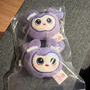 TWICE LOVELYS 봉제 인형 헤어핀 GiGO 한정판 사나 사브리