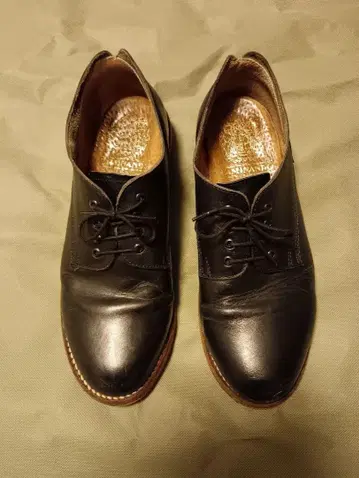 가죽 블랙 옥스퍼드 신발