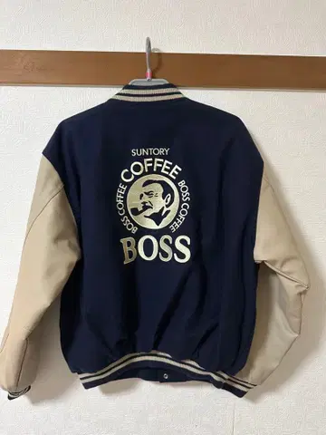 초레어 미사용 SUNTORY 보스 점퍼
