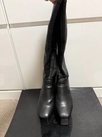 EVRIS 에브리리스 블랙 롱 부츠 M 사이즈 타이트 스트레치