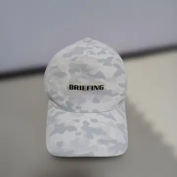 BRIEFING 화이트 카모플라쥬 캡