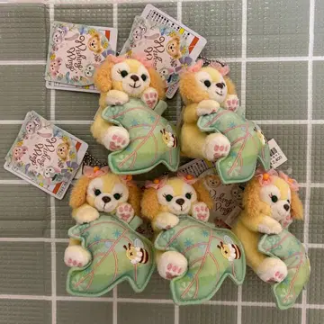 리나벨 봉제 인형 참 5개 새상품 위싱 윙스 디즈니씨