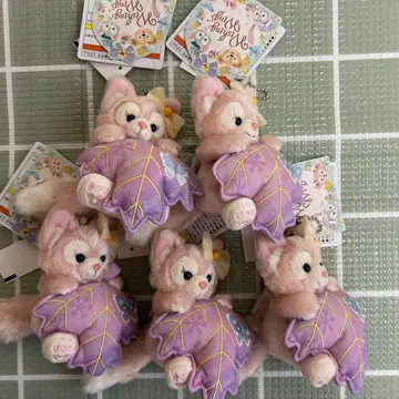 리나벨 봉제 인형 참 5개 새상품 위싱 윙스 디즈니씨