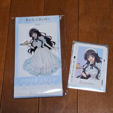 향기로운 꽃은 늠름하게 피다 아크릴 스탠드 & 사진풍 카드 세트 C