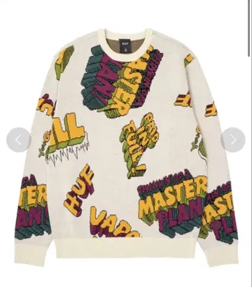 HUF PAID IN FULL CREWNECK SWEATER