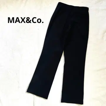 MAX&Co. 맥스앤코 블랙 스트레치 팬츠 이탈리아제 블랙