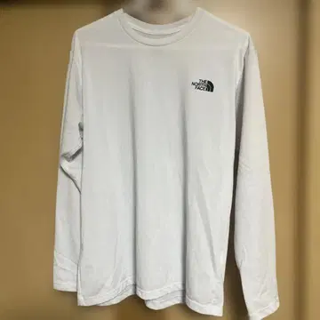 THE NORTH FACE 화이트 M 롱 슬리브 티셔츠