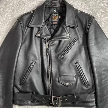 샷 가죽 자켓 라이더 자켓 원스타 견장 컷