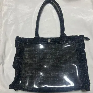 팔레트 릴리 트위드 백 이타백 A4 블랙