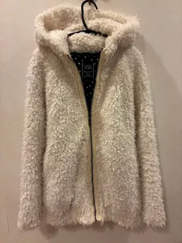 CECIL McBEE 플리스 자켓 화이트