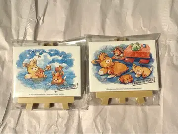 포켓몬 센터 PAMO NO MURE 이젤 포함 미니 아트 파모