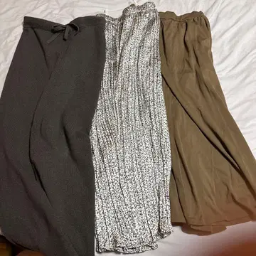 글로벌 워크 렙심 베이플로우 묶음 팬츠 스커트