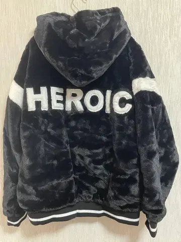 NOBLE PRODUCT HEROIC 퍼 후드 블루종 L