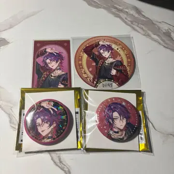 와타라이 히바리 니지산지 IMPACT 캔뱃지 태양조 특전 코스터 카드