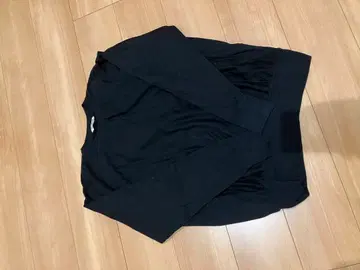 AURALEE 블랙 긴팔 티셔츠 사이즈 1