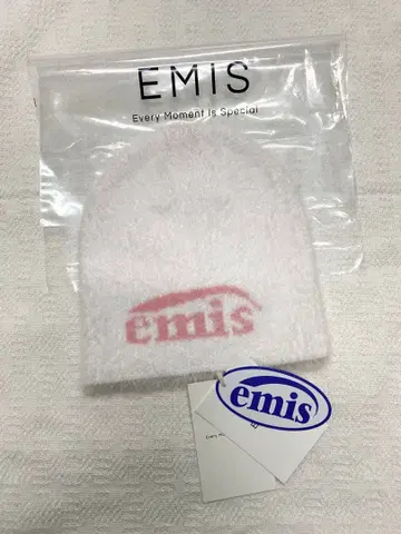 새상품 emis 핑크 니트 모자