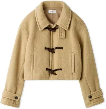 [ SNIDEL ] 울 샤기 숏 더플