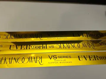 UVERworld VS SEKAI NO OWARI 무도관 금 테이프 3개