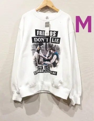 GU 기묘한 이야기 헤비 웨이트 맨투맨 M 사이즈 미지의 세계 지유