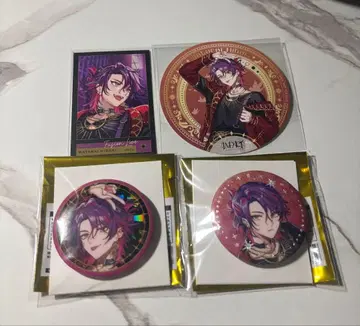 와타라이 히바리 니지산지 IMPACT 캔뱃지 태양조 특전 코스터 카드