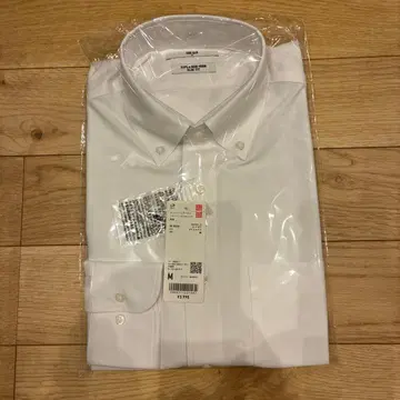 유니클로 슈퍼 논아이론 와이셔츠 M 화이트