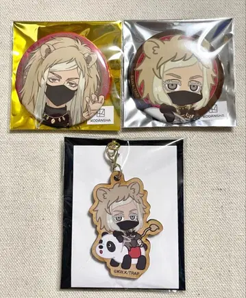 도쿄 리벤저스 아사쿠사 하나야시키 캔뱃지 목찰 스트랩 키링 산즈