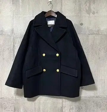 [즉시 배송] RIVE DROITE 래글런 P 코트 네이비 리브 드와