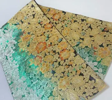 순수 실크 후쿠로 오비 (육통) 후리소데용 성인식