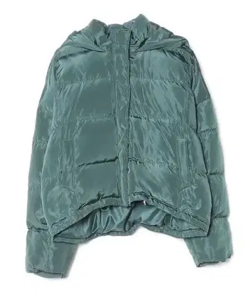 GYDA 제이다 후드 부착 그린 다운 자켓 빅 사이즈