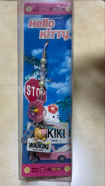 헬로키티 와이키키 스트랩 미개봉 새상품 2006년 Sanrio