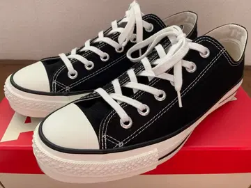 컨버스 블랙 캔버스 스니커즈 일본제