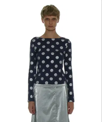 [ 완판템 ] PARTIMENTO WOMEN 도트 상의