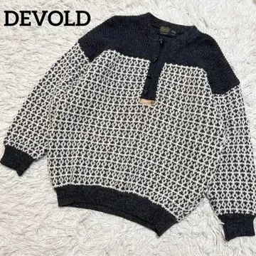 빈티지 Devold 노르웨이산 빈티지 바즈 아이 니트 스웨터