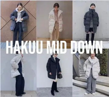 plage [ HAKUU ] 별주 MID DOWN 코트