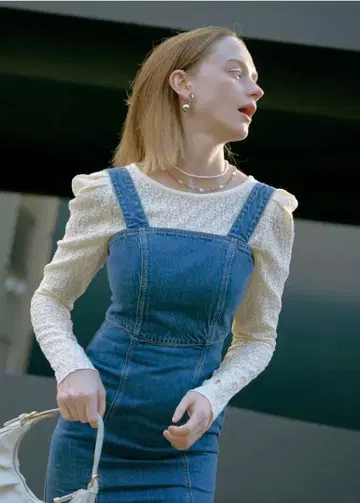 Lil Ambition See Through Flower Tops 크림