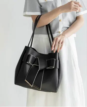 RANDA [ A4 대응 ] 리본 토트백