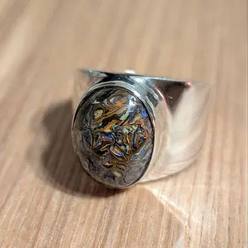 픽처 펄 실버 반지